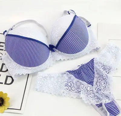 DaiNaFang Push Up Women Bras Set For Big Boops Sexy Lace Underwear Panties BCDE Cup Ladies Plus Size French Female Lingerie