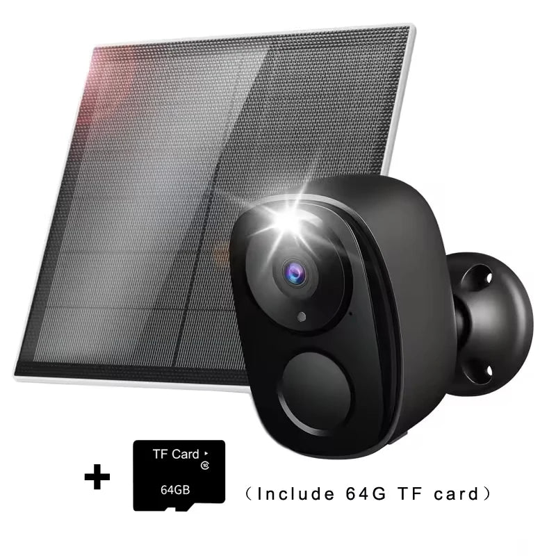 Security Cameras Wireless Outdoor 2K Battery Powered WiFi Camera AI Motion Siren Spotlight Color Night Vision IP66 Waterproof