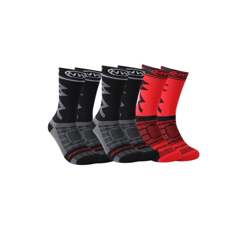 3 Pairs Of High-Quality Breathable Sports Socks Suitable For Running, Mountain Cycling, And Outdoor Sports