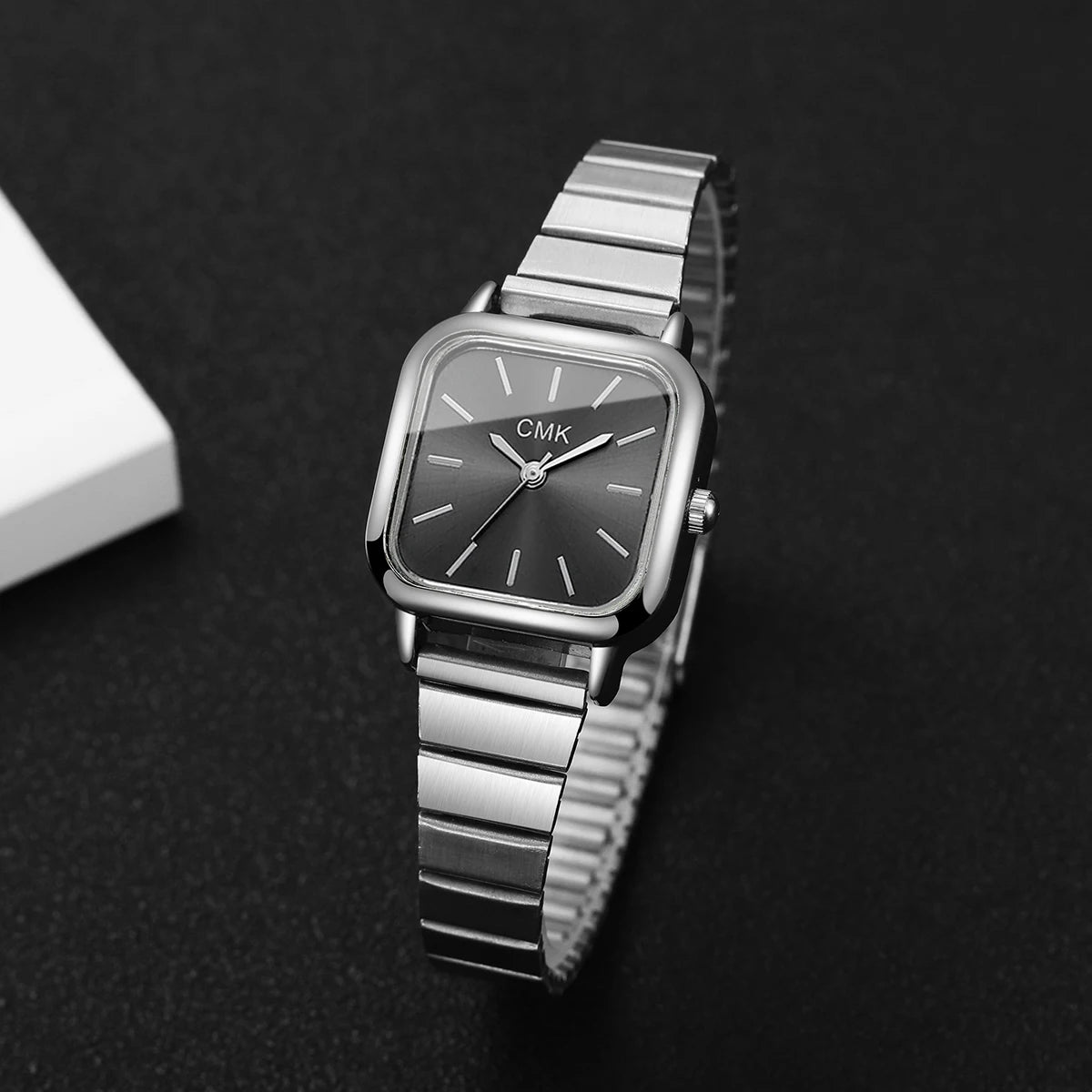 Fashion Square Women Watches Luxury Ultra-thin Strap Ladies Quartz Wristwatch For Ladies Clock Reloj Mujer(Without Box)