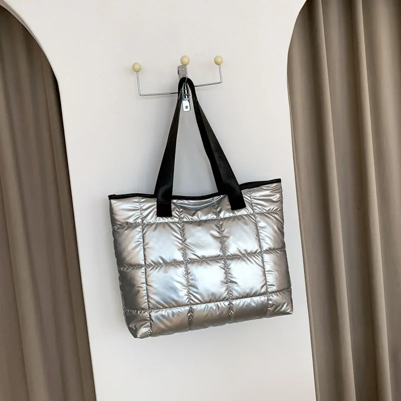 Fashionable Large Capacity Tote Bag Autumn Winter New Style Versatile Single Shoulder Underarm Bag Handbag for Women