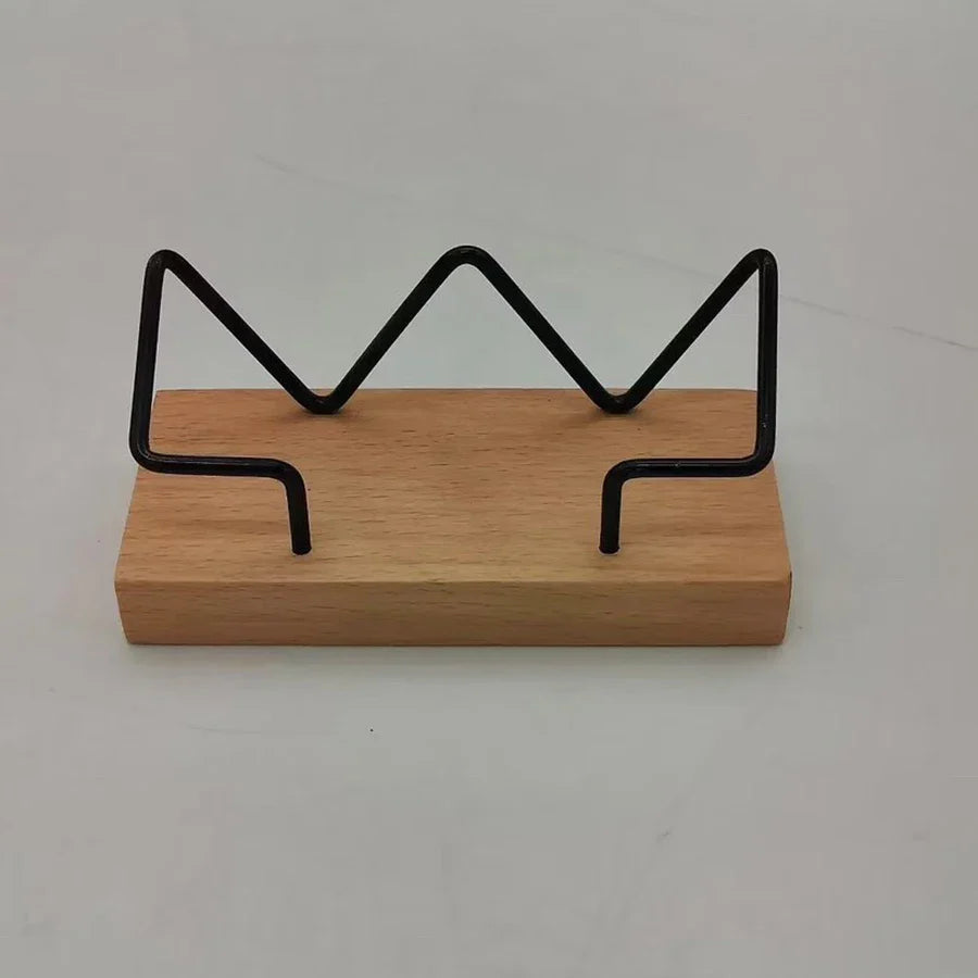 Business Card Holder Organizer Office Desk Display Stand Memo Counter Accessories Tabletop Shelf Home Wooden Card Holder Storage