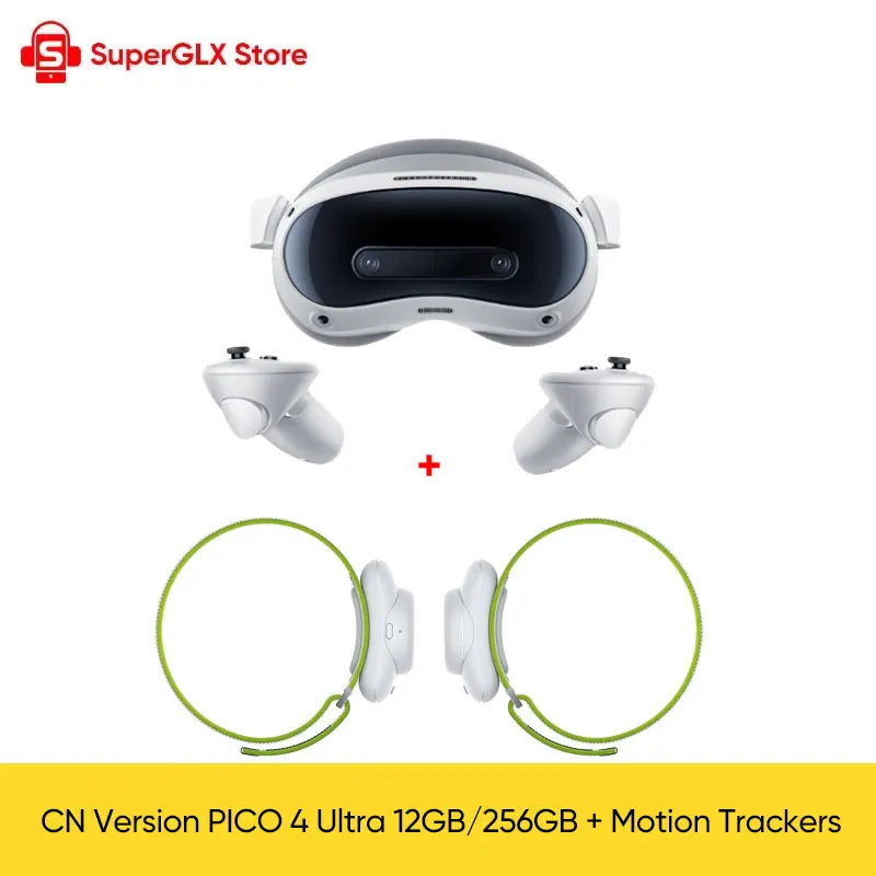 PICO 4 Ultra VR MR Headset 3D Wireless VR Glasses 6DOF Virtual Reality 4K Display for Steam Games Mac Windows Mobile All-in-one