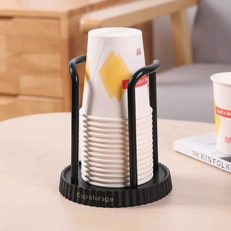 Minimalist Paper Cup Holder, Household Disposable Cup Storage Rack, Multifunctional Desktop Coffee and Milk Tea Cup Storage Rack