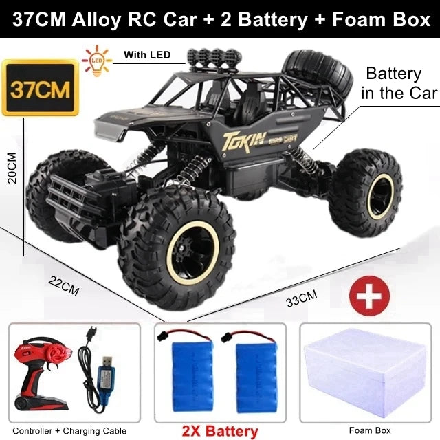 Oike RC Car Remote Control Climbing Vehicle Outdoor All Terrain Off-road Trucks 4WD Racing Drift Cars Toy Gift for Kids Adults