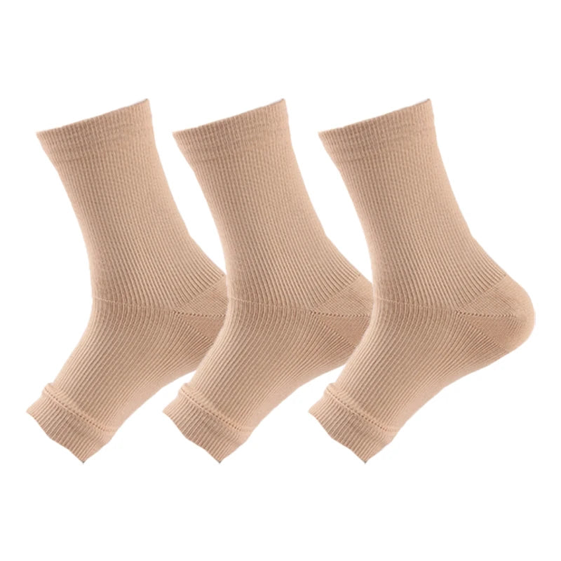 1/2/3 Pairs Men Women Sports Socks Foot Compression Socks Foot Ankle Socks Outdoor Breatheable Sleeve Socks Brace Sock