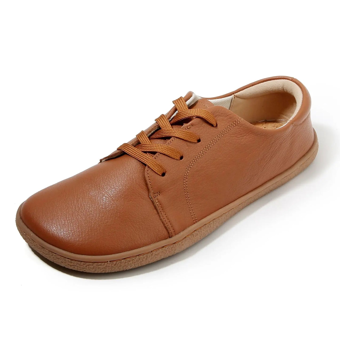 TONGLEPAO spring, autumn, barefoot, genuine leather men's women's sneakers with zero drop flat soft sole wider toe box light