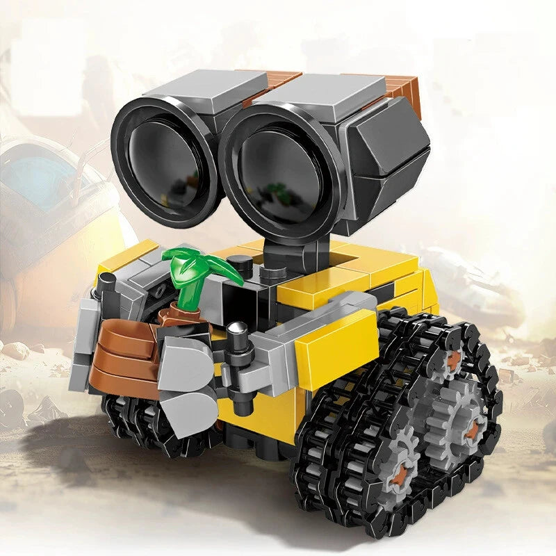Heißer Mini-Wall-E-Baustein-Kit MOC-Idee Technischer Filmklassiker Modellbaustein-Montage Kinderspielzeug-Geschenk