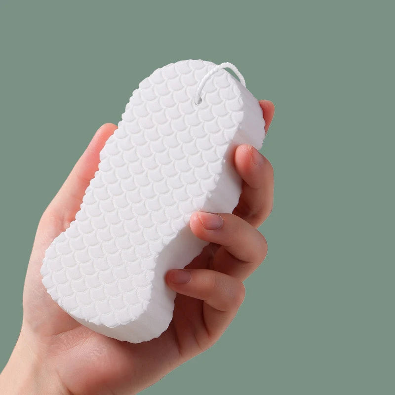 Soft Bath Sponge Brush Exfoliating Dead Skin Sponge For Kids Massager Cleaning Shower Brushes Peeling Fish Scale Sponge Rub