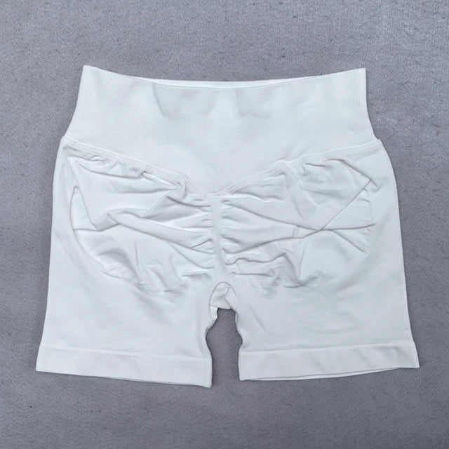 Shorts Women Seamless Yoga Shorts Scrunch Bum Gym Shorts Workout Low Waist Short Leggings Booty Stretch Running Shorts