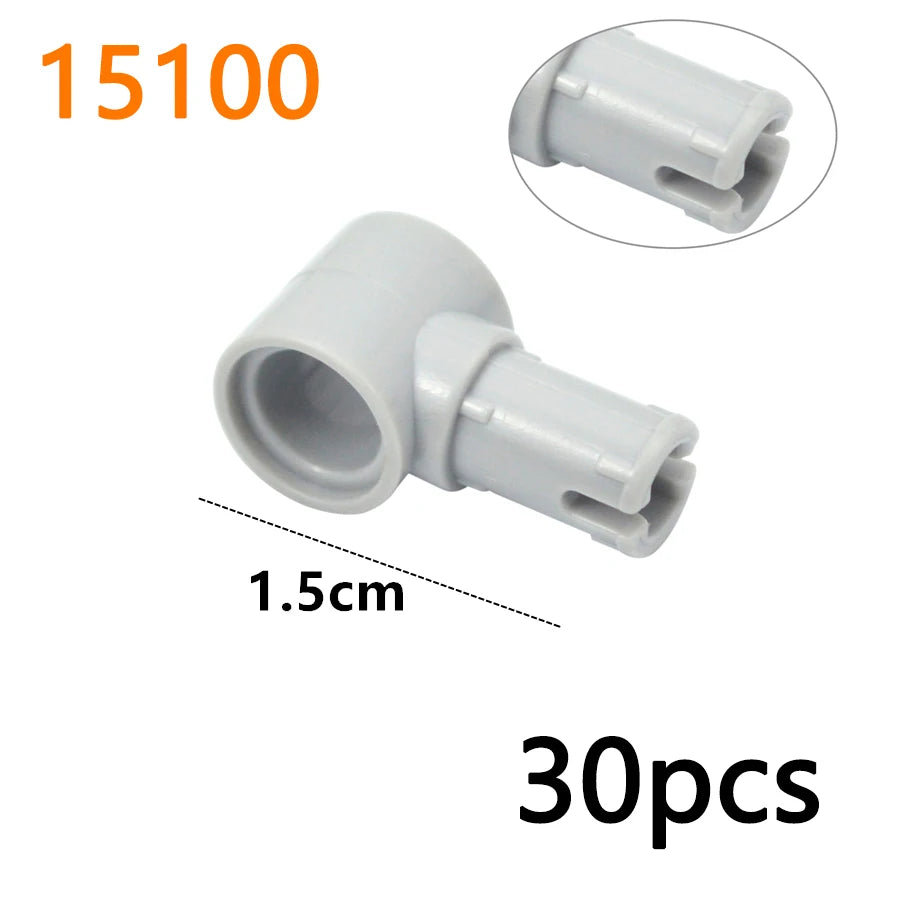 MOC Bolt Pin with Friction Peg Cross Axle Technical Building Blocks DIY Connector Bricks Compatible 2780 3673 77765 32556 32054