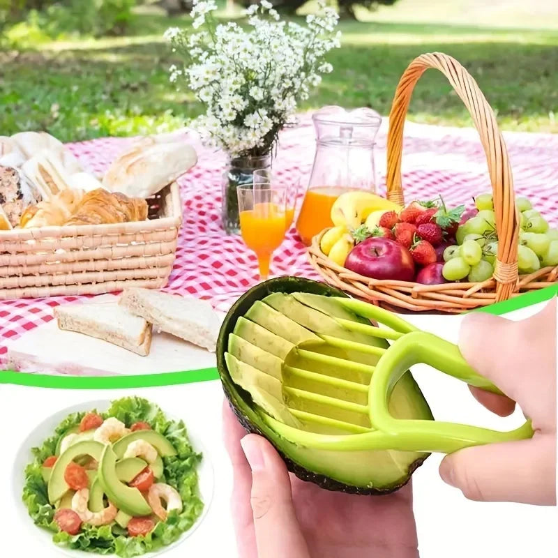 Multifunctional 3 in 1 Avocado Slicer, Outdoor Home Kitchen Camping Accessories Tools