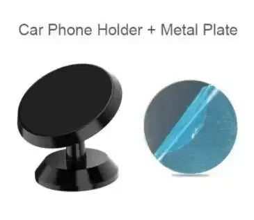 1PCS 360?? Rotation Car Dashboard Magnetic Phone Mini Holder Stand For Magsafe iPhone 17 16 15 14 13 12 Pro Max Cellphone Bracket
