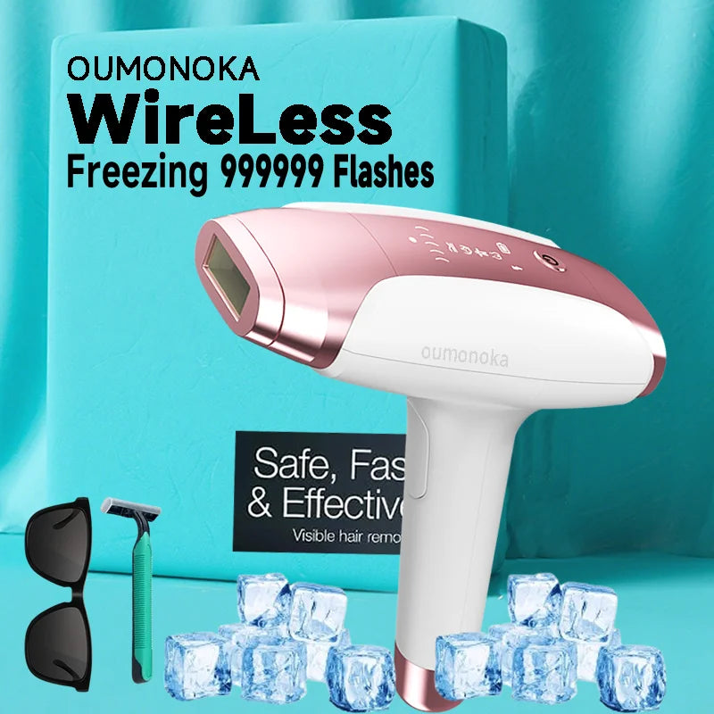 999999 Flashes IPL Laser Epilator for Women Home Use Devices Hair Removal Painless Electric Epilator Bikini Dropshipping