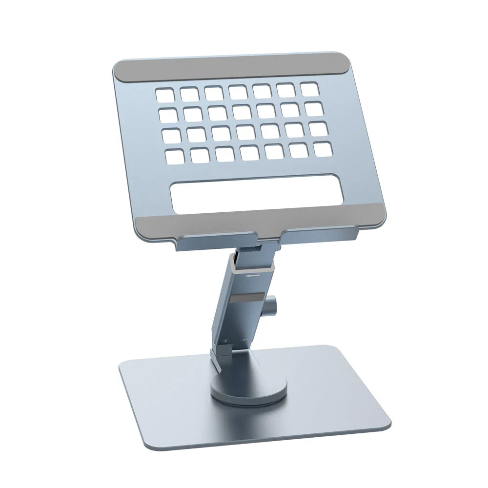 Portable Aluminum Tablet Stand Holder Desktop Folding Adjustable Rotating Metal Universal Stand for Ipad Pro Air Office Home Use