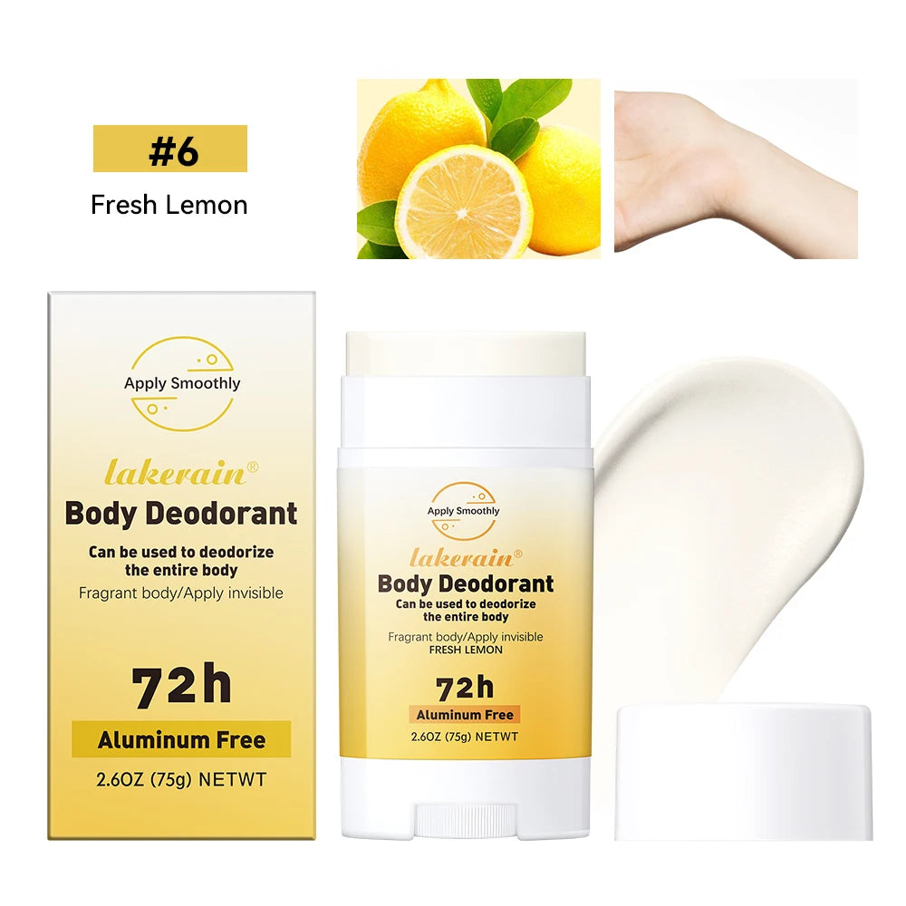 Long-term Fresh Fragrance Whole Body Deodorant Body Balm Deodorant For Men &Women To Remove Body Odor, 72 Hours Of Odor Control