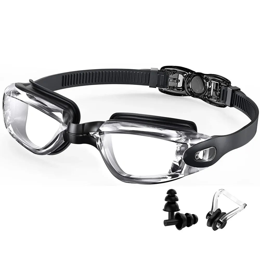 Swimming Goggles Professional Waterproof Swim Eyewear Glasses Anti-fog 100% UV Protection No Leaking For Adult Men Women Youth