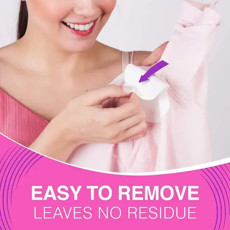 50pcs Underarm Dress Clothing Armpit Care Sweat Scent Perspiration Pads Shields Absorbing Deodorant Pads Women Men Wholesale