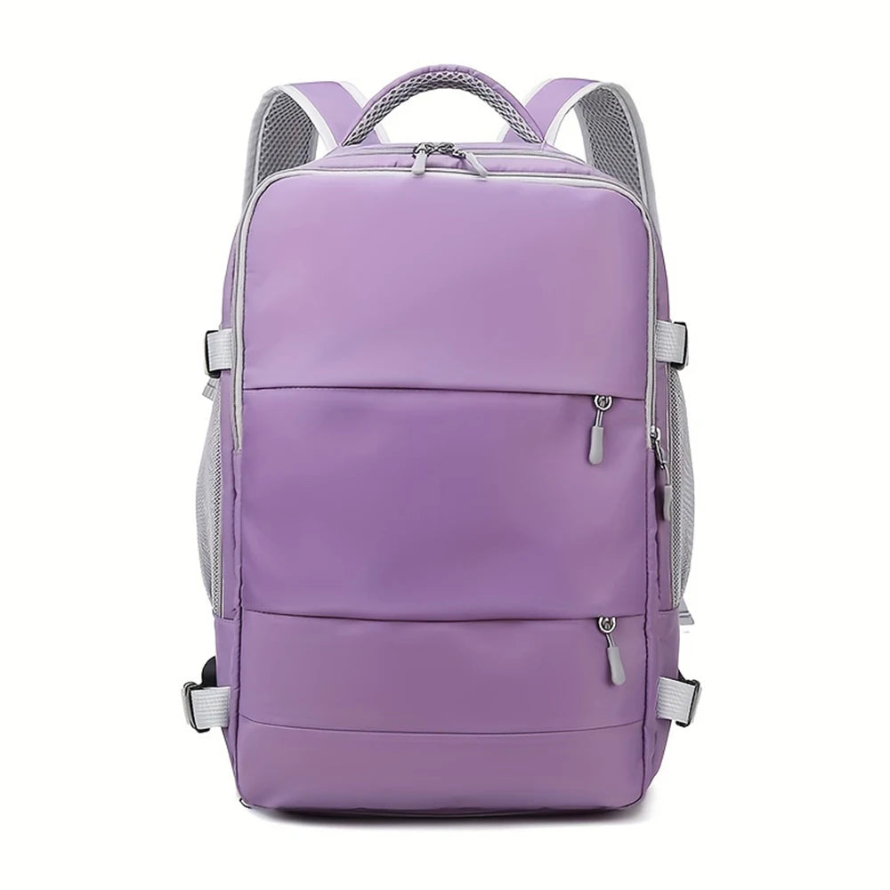 Large Capacity Fashionable Travel Backpack with Adjustable Suitcase, Travel Storage Bag, Multifunctional Leisure Bag