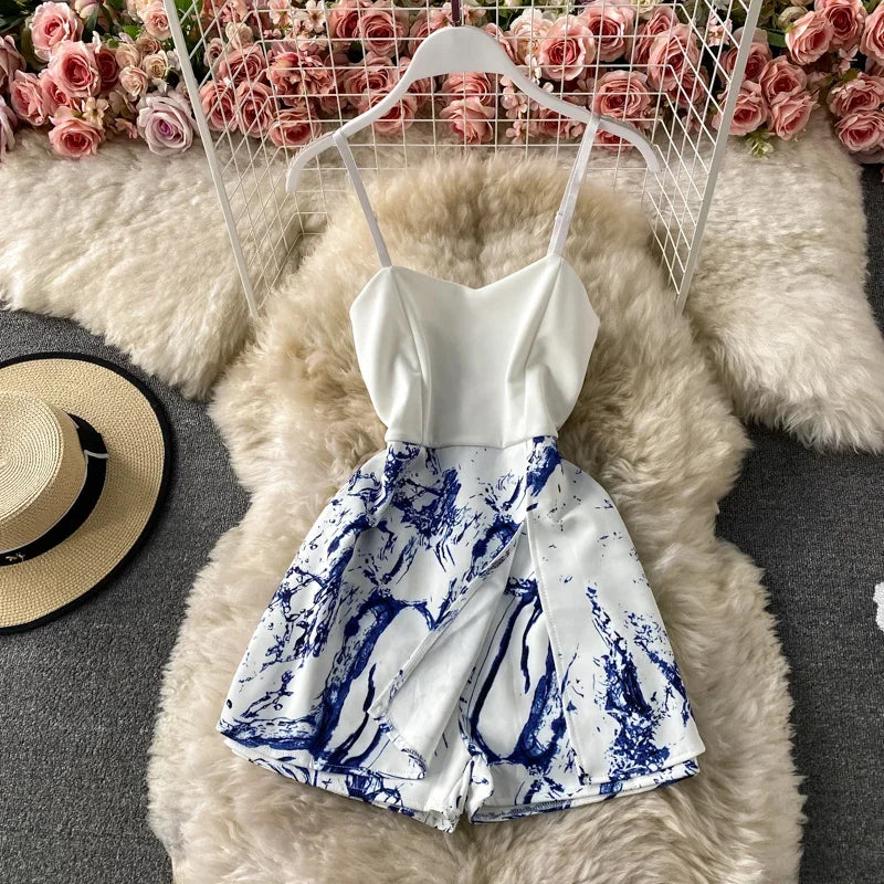 2021 plaid bodysuit woman Sexy Bodysuits strap jumpsuits woman rompers for women shorts hot playsuit
