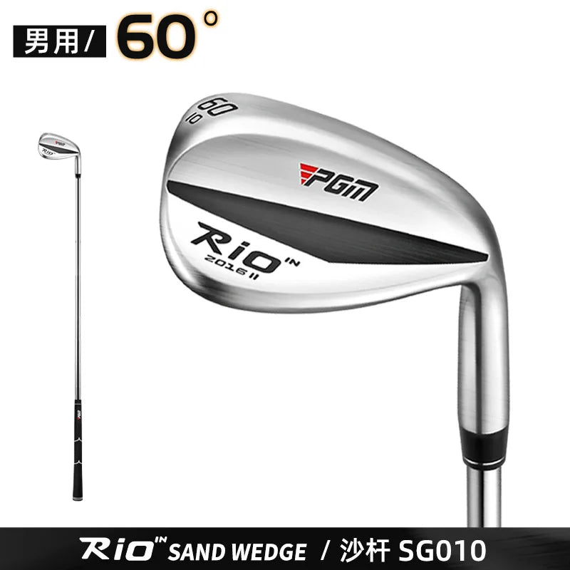 PGM Golfschläger Sand Wedges Clubs 52/56/60 Grad Männer Frauen Silber Edelstahlstangenkopf SG010