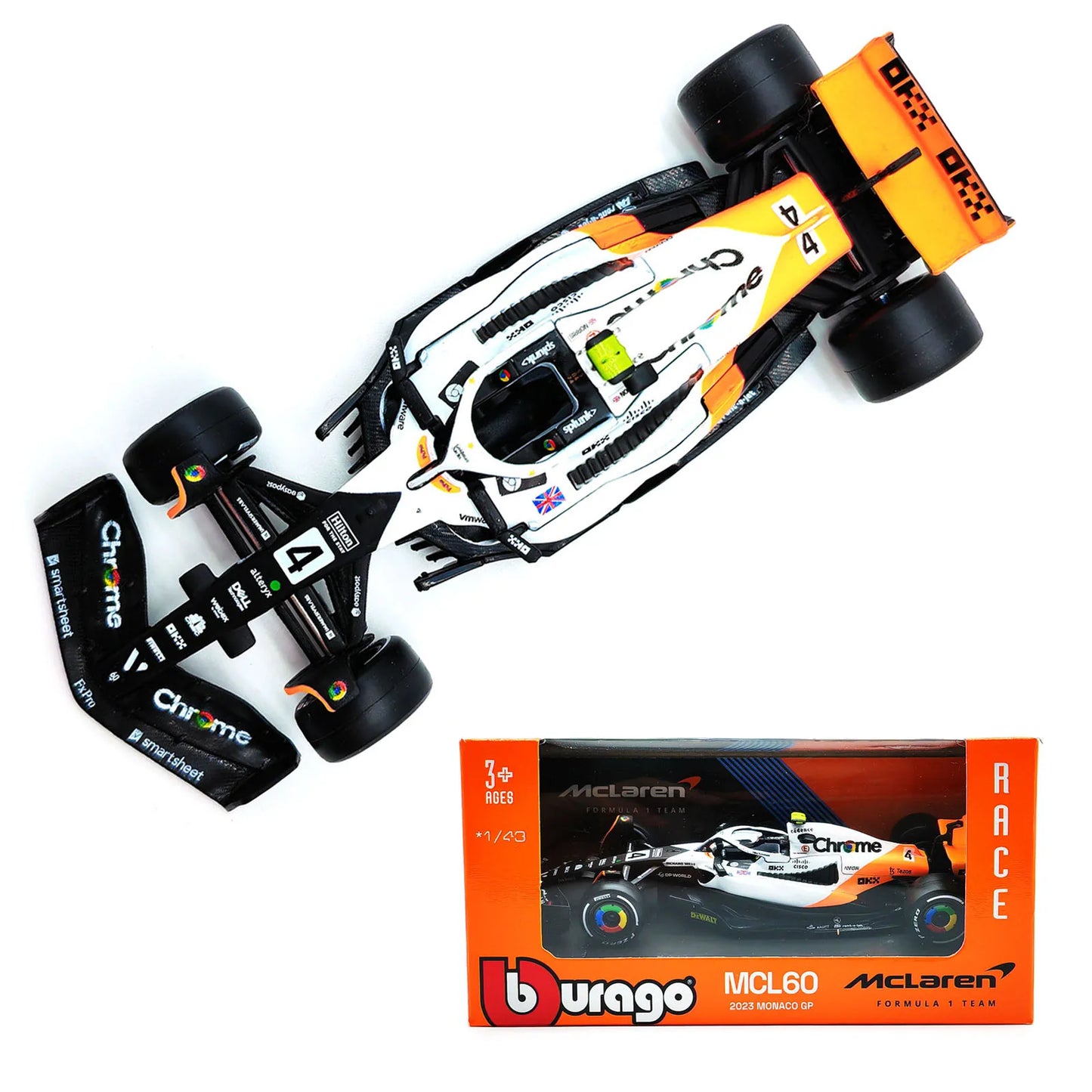 Bburago 1:43 2024 RB20 SF24 W14 W13 SF23 MCL60 RB19 RB18 W12 F1 Racing Formula Car Static Simulation Diecast Alloy Model Car