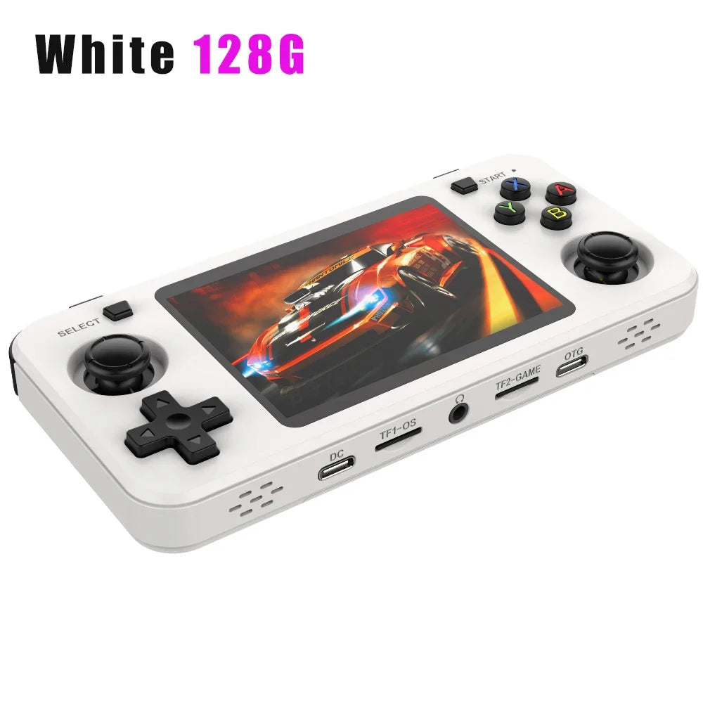New R36H Retro Handheld Console Open-Source Linux System Classic Game Consoles 3.5 inch IPS Screen 64G Portable Video Player