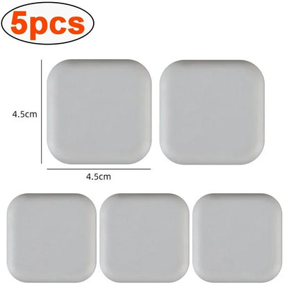 5pcs Door Stops Silicone Door Stop Handle Cushion Home Decoration Wall Protection Mat Hardware Improvement