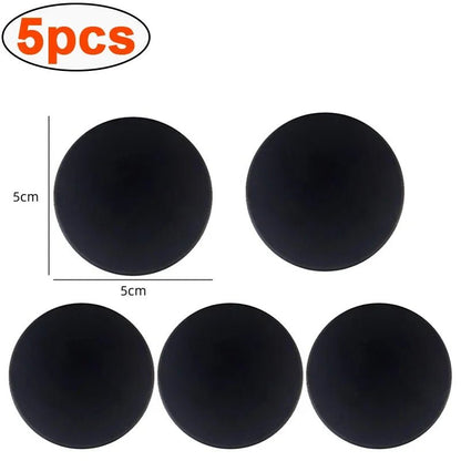 5pcs Door Stops Silicone Door Stop Handle Cushion Home Decoration Wall Protection Mat Hardware Improvement