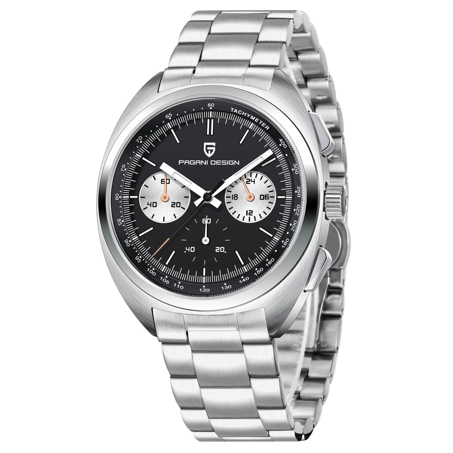 PAGANI DESIGN 2024 NEW Turtle Back Chronograph 1782 Watch for Man Fashion Men's Quartz Watch Luminous relogios masculino