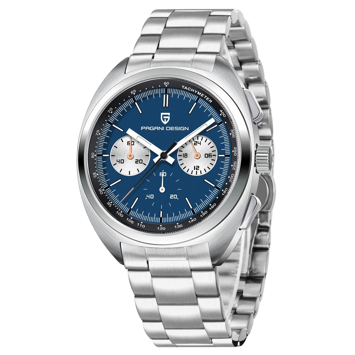 PAGANI DESIGN 2024 NEW Turtle Back Chronograph 1782 Watch for Man Fashion Men's Quartz Watch Luminous relogios masculino