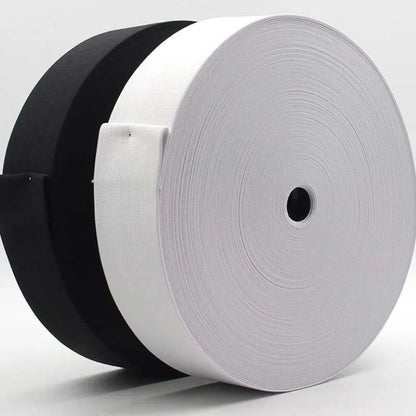 4~8Meter 20mm/25mm/30mm/35mm/40mm/45mm/50mm White Black Nylon Highest Elastic Bands Garment Trousers Sewing Accessories