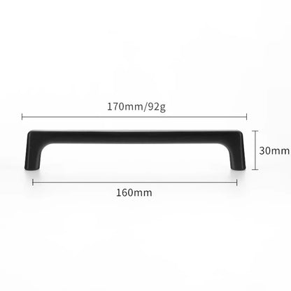 WV Modern Minimalist Pulls Cupboard Dressers Brass Gold Cabinet Door Handles Closet Drawer Knobs Kitchen Furniture Hardware