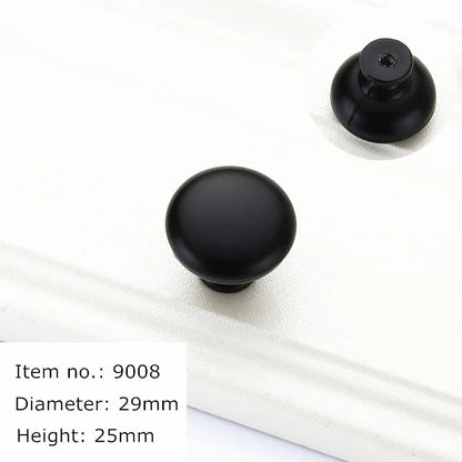 Black Gold Cupboard Handle Brushed Stainless Steel Kitchen Cabinet Door Knob Furniture Drawer Pull  Hardware Pulls  Bar Handle