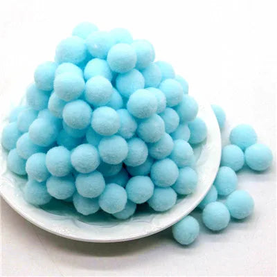 8/10/15/20/25/30mm Mini Fluffy Soft Pom Poms Pompoms Ball Handmade Kids Toys Wedding Christmas Decor DIY Sewing Craft Supplies