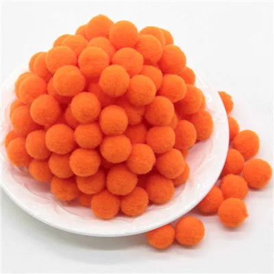 8/10/15/20/25/30mm Mini Fluffy Soft Pom Poms Pompoms Ball Handmade Kids Toys Wedding Christmas Decor DIY Sewing Craft Supplies