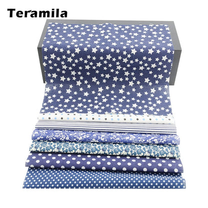 Teramila Flower Design 20x25cm 100% Cotton Fabric Telas Patchwork Printed Tissu Handmade DIY Quilting Home Sewing Material Cloth