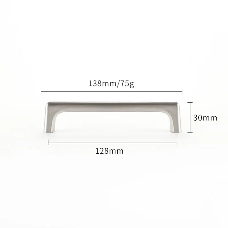 WV Modern Minimalist Pulls Cupboard Dressers Brass Gold Cabinet Door Handles Closet Drawer Knobs Kitchen Furniture Hardware