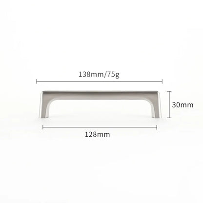 WV Modern Minimalist Pulls Cupboard Dressers Brass Gold Cabinet Door Handles Closet Drawer Knobs Kitchen Furniture Hardware