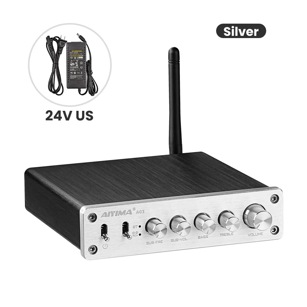 AIYIMA TPA3116 Subwoofer Bluetooth Verstärker HiFi TPA3116D2 2,1 Digitale Audio Power Verstärker 50Wx2 + 100W Sound Amplificador A03 