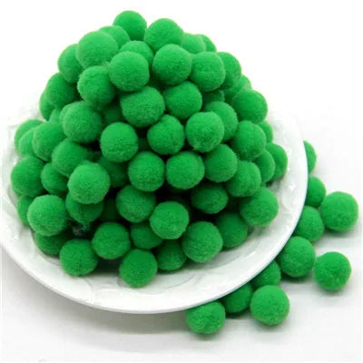 8/10/15/20/25/30mm Mini Fluffy Soft Pom Poms Pompoms Ball Handmade Kids Toys Wedding Christmas Decor DIY Sewing Craft Supplies