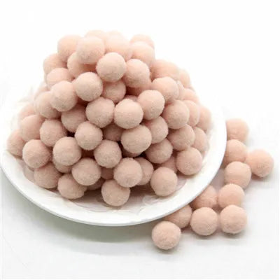 8/10/15/20/25/30mm Mini Fluffy Soft Pom Poms Pompoms Ball Handmade Kids Toys Wedding Christmas Decor DIY Sewing Craft Supplies