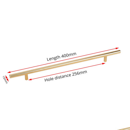 Black Gold Cupboard Handle Brushed Stainless Steel Kitchen Cabinet Door Knob Furniture Drawer Pull  Hardware Pulls  Bar Handle