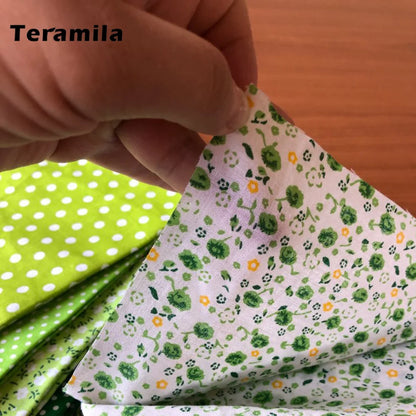 Teramila Flower Design 20x25cm 100% Cotton Fabric Telas Patchwork Printed Tissu Handmade DIY Quilting Home Sewing Material Cloth