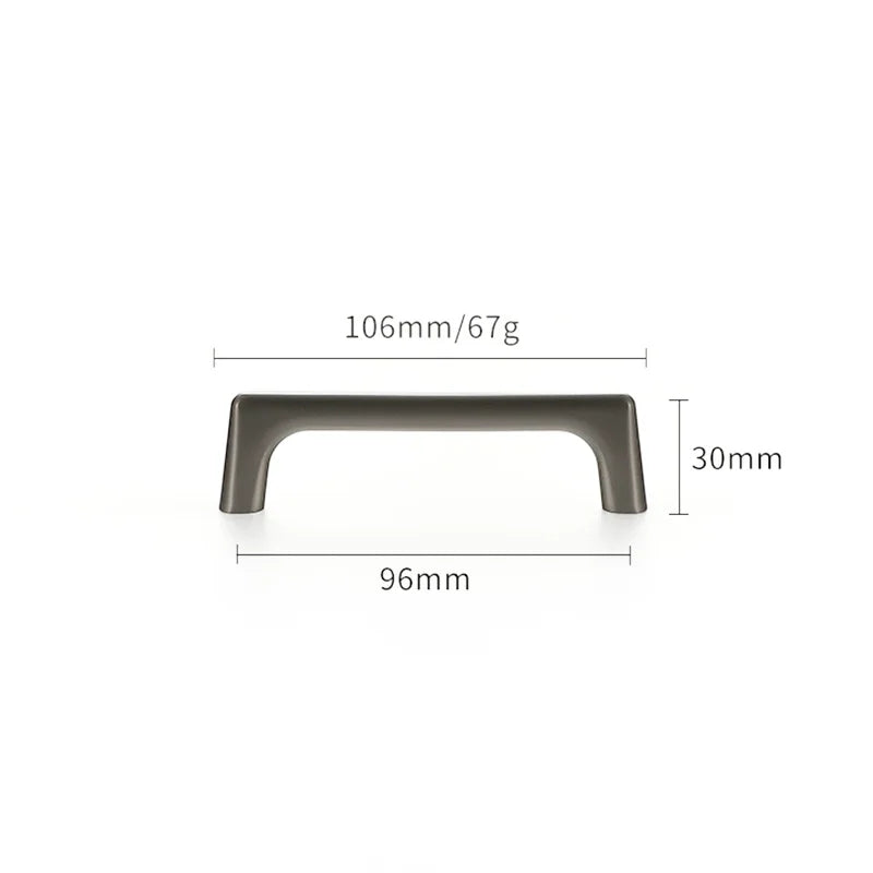 WV Modern Minimalist Pulls Cupboard Dressers Brass Gold Cabinet Door Handles Closet Drawer Knobs Kitchen Furniture Hardware