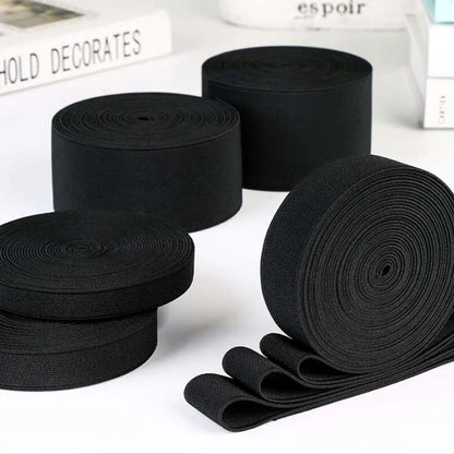 4~8Meter 20mm/25mm/30mm/35mm/40mm/45mm/50mm White Black Nylon Highest Elastic Bands Garment Trousers Sewing Accessories