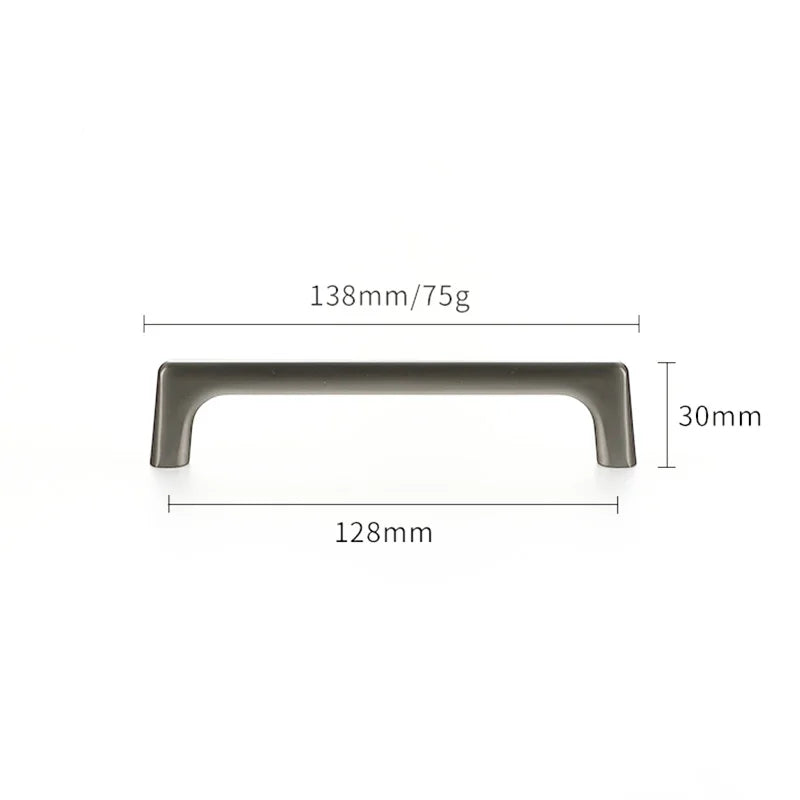 WV Modern Minimalist Pulls Cupboard Dressers Brass Gold Cabinet Door Handles Closet Drawer Knobs Kitchen Furniture Hardware