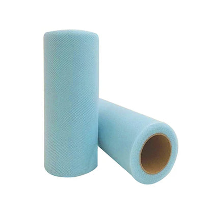 Tulle Roll Spool 25 Yards 15cm White Organza Roll Red Blue Tulle Organza Fabric Tutu Skirt Girl Baby Shower Decor Party Supplies