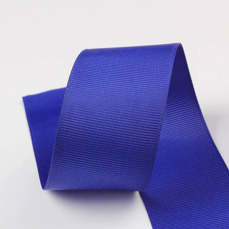 10 Meters Solid Grosgrain Ribbon Double Face Fabric for Gift Wrapping Wedding Decoration Sewing Crafts DIY Hair Bows Wholesale