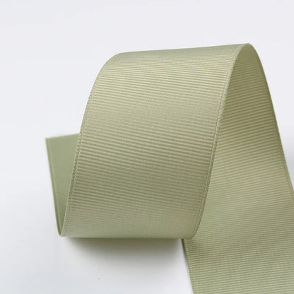 10 Meters Solid Grosgrain Ribbon Double Face Fabric for Gift Wrapping Wedding Decoration Sewing Crafts DIY Hair Bows Wholesale